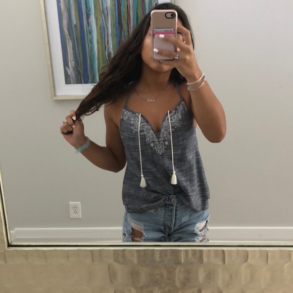 Blue top. Abercrombie and Fitch - Picture 2 of 5